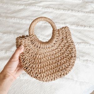 shein | small straw bag